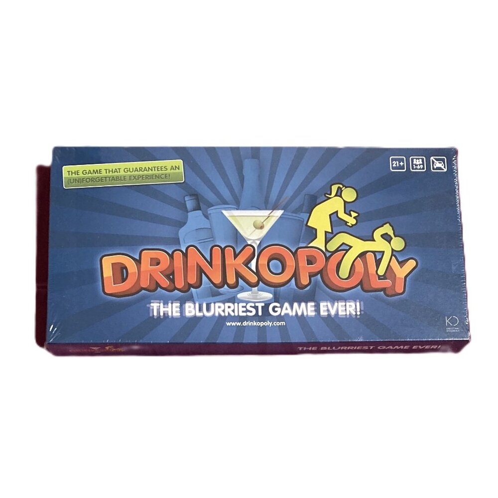 Drinkopoly The Blurriest Game Ever! Brand New & Sealed